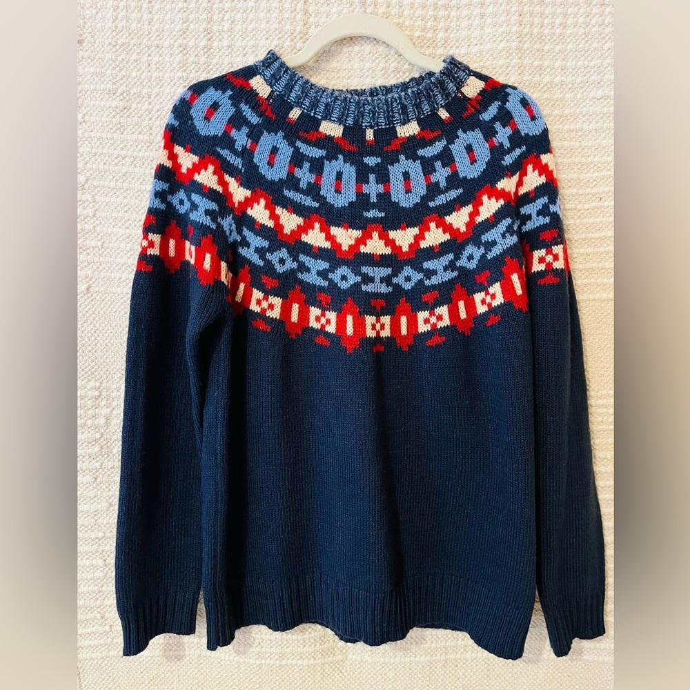 𝅺Joe Fresh Nordic Patterned Sweater L